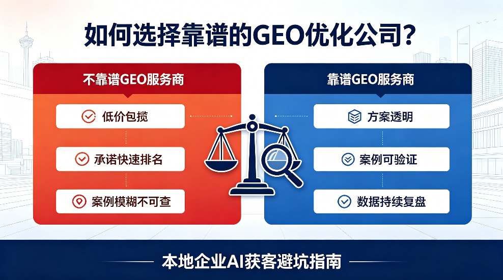 青岛如何选择靠谱的GEO优化公司？本地企业AI获客避坑指南